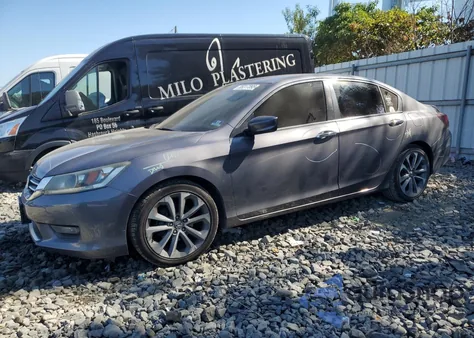 2015 Honda Accord Sport из США, поврежденный, VIN 1HGCR2F56FA270548